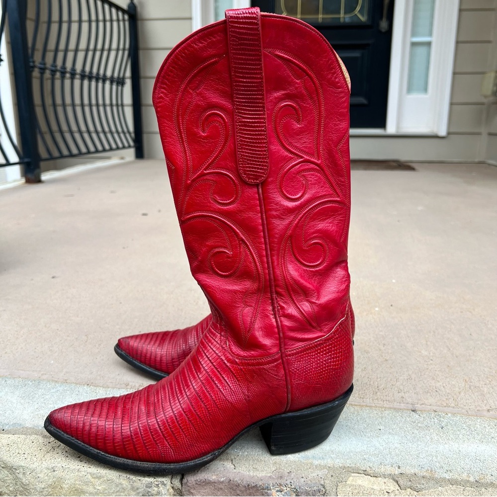 tres Outlaw Red Teju Lizard Women's
Classic 1538 - Picture 3 of 12